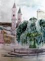 Brunnen an der Ludwig-Maximilians-Universitt